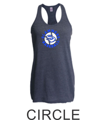 Slammers Racerback Tank- 2 designs- Matte or Glitter