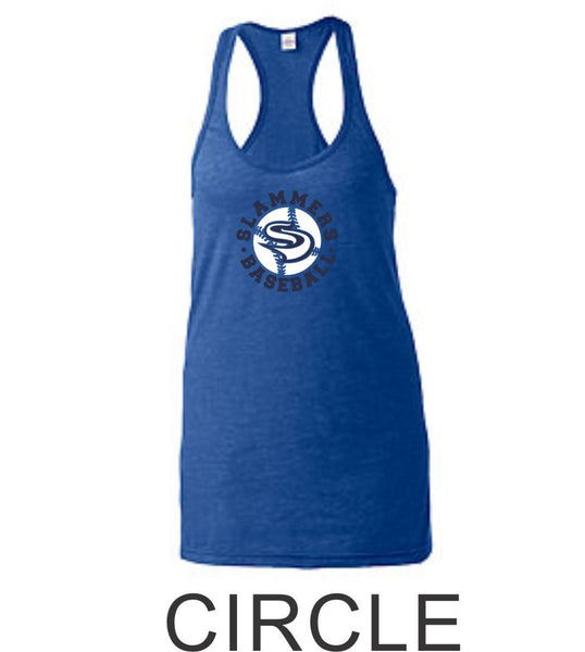 Slammers Racerback Tank- 2 designs- Matte or Glitter