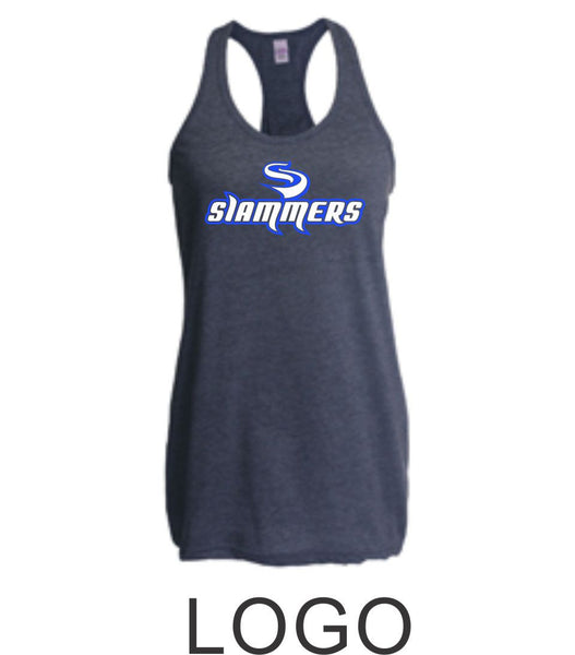 Slammers Racerback Tank- 2 designs- Matte or Glitter