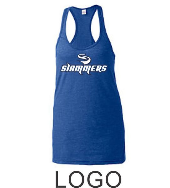 Slammers Racerback Tank- 2 designs- Matte or Glitter