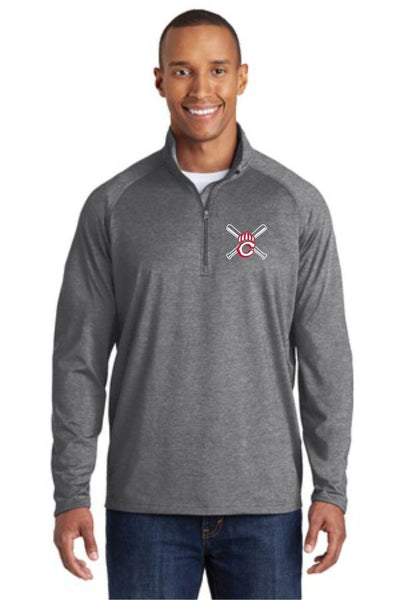 Chap Baseball Sport Wick 1/2 Zip Pullover