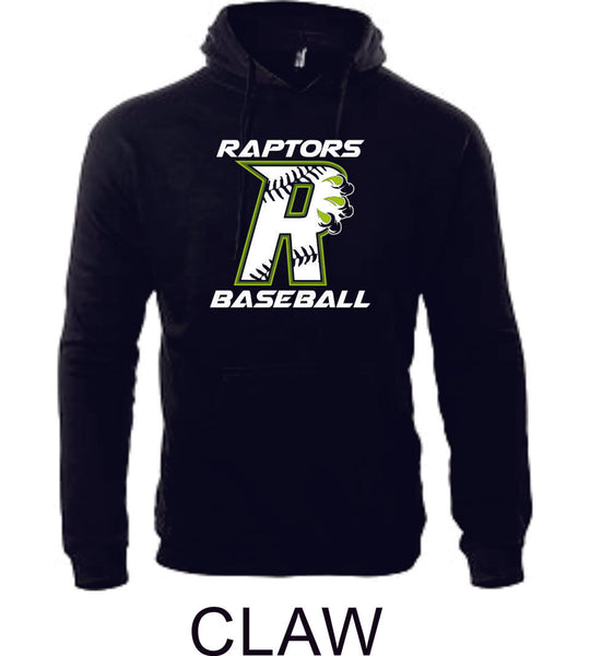Raptors Baseball Adult Unisex Premium Hoodie- 5 designs- Matte or Glitter
