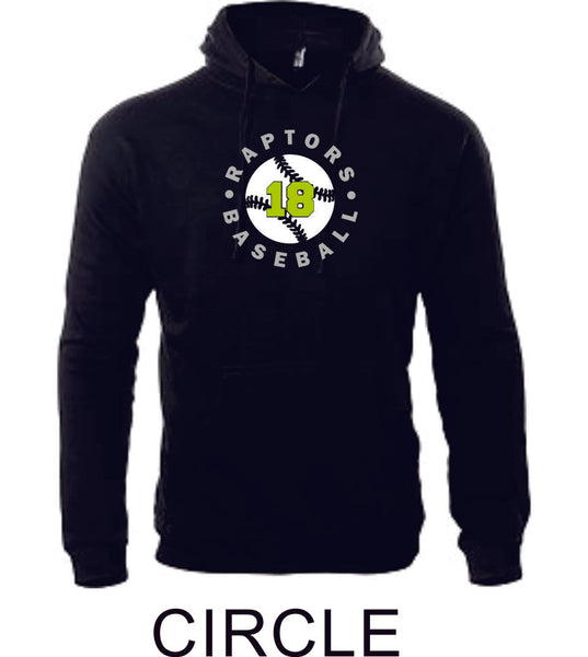Raptors Baseball Adult Unisex Premium Hoodie- 5 designs- Matte or Glitter