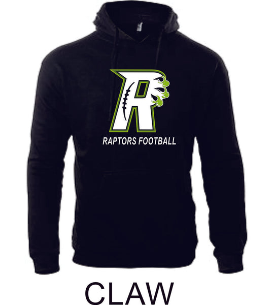Raptors Football Adult Unisex Premium Hoodie- 5 designs- Matte or Glitter