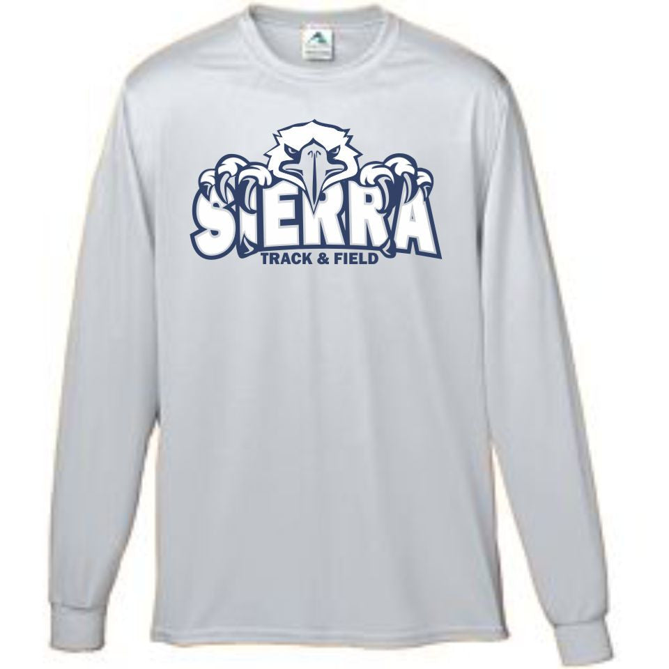 Sierra Track & Field LS Wicking Shirt- Eagle