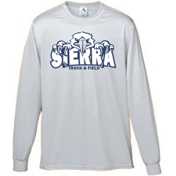 Sierra Track & Field LS Wicking Shirt- Eagle