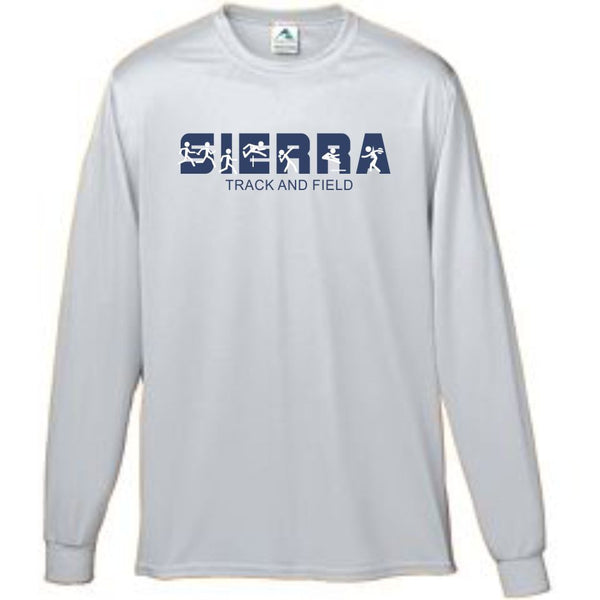 Sierra Track & Field LS Wicking Shirt- Events