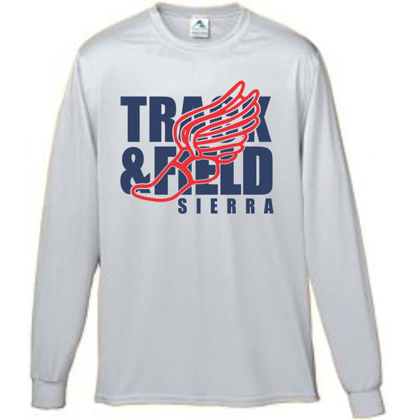 Sierra Track & Field LS Wicking Shirt- Shoe