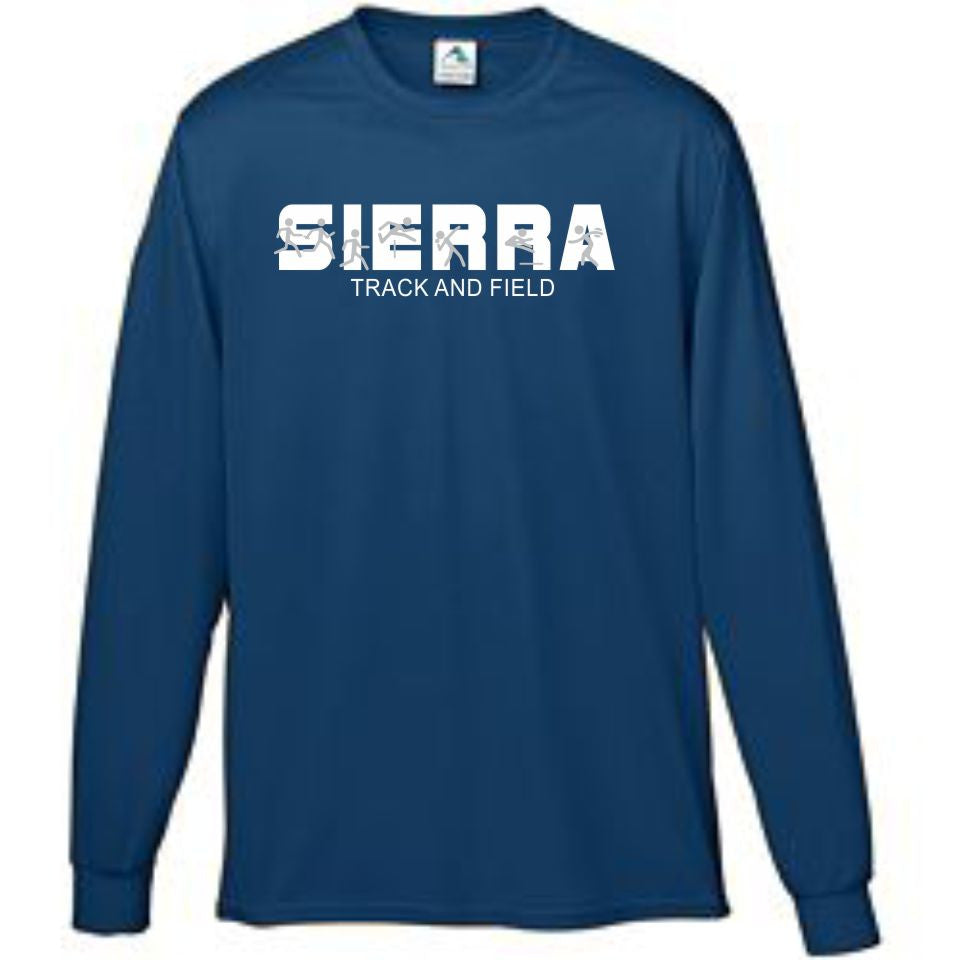 Sierra Track & Field LS Wicking Shirt- Events