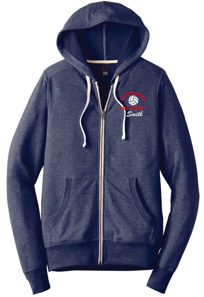 Chap Volleyball Unisex Triblend French Terry Hoodie