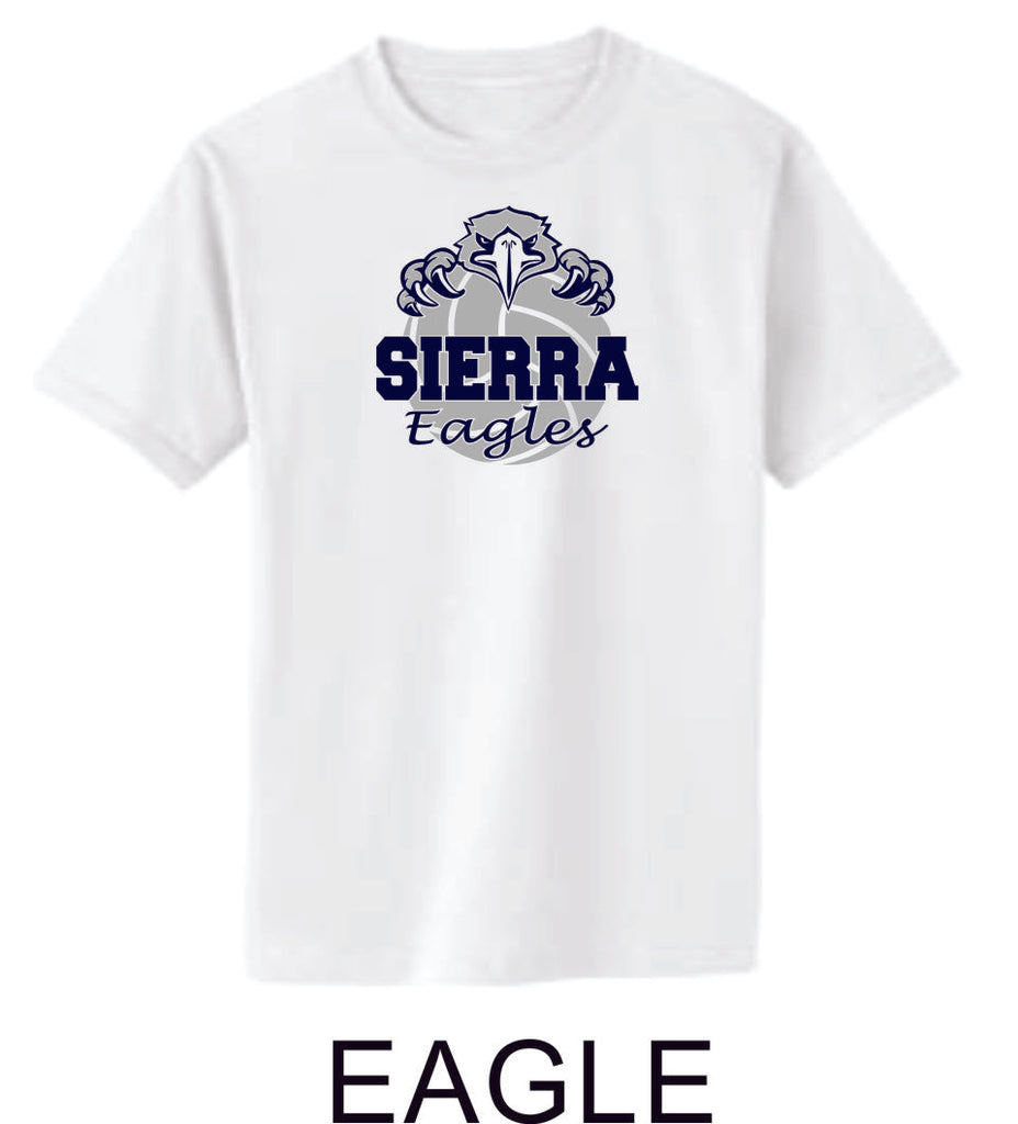 Sierra VOLLEYBALL Basic Tee- 4 Designs- Matte or Glitter