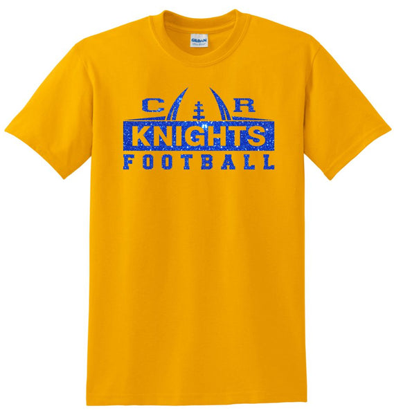 Knights Basic ATHLETIC design Tee- Matte or Glitter