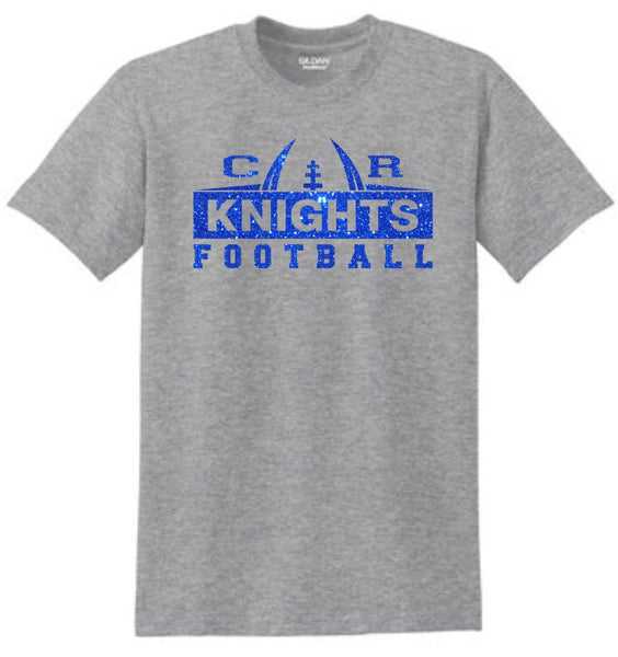 Knights Basic ATHLETIC design Tee- Matte or Glitter