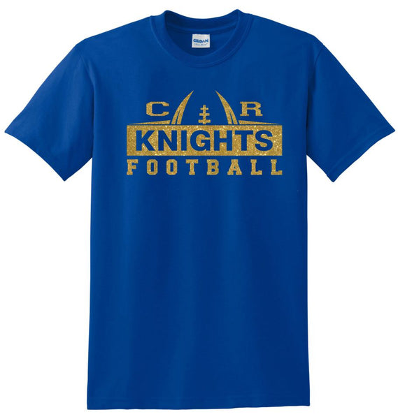 Knights Basic ATHLETIC design Tee- Matte or Glitter