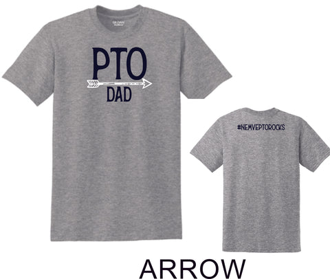 NE MVE PTO Basic ARROW Tee- Matte or Glitter