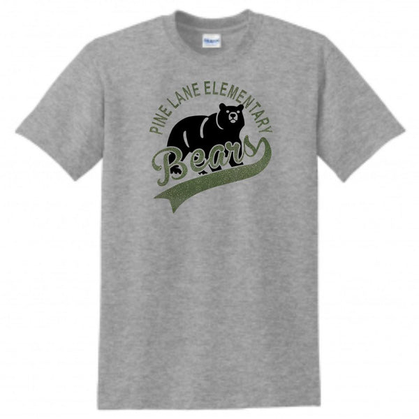 PLE Circle Design Basic Tee- Matte or Glitter