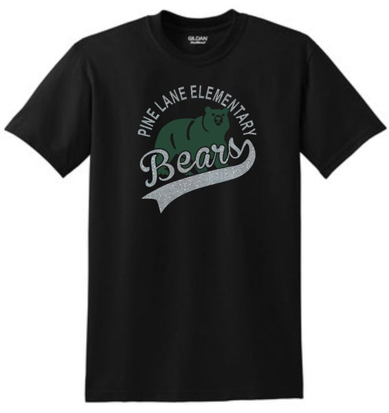 PLE Circle Design Basic Tee- Matte or Glitter