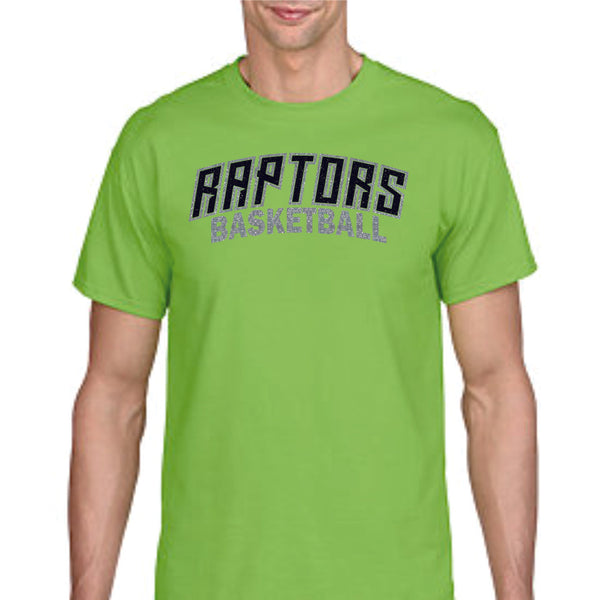 Raptors Arc Design Basic Tee- 4 Sports- Matte or Glitter