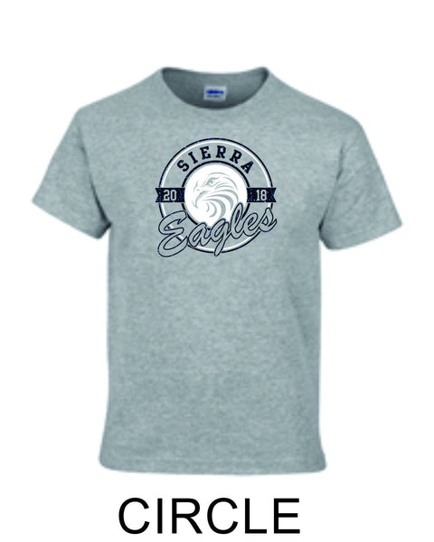 Sierra Basic Tee in 4 Designs- Matte or Glitter