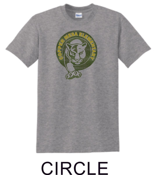 CME Circle Design Basic Tee- Matte or Glitter