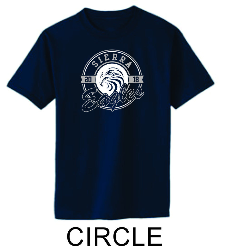 Sierra Basic Tee in 4 Designs- Matte or Glitter