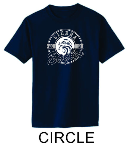Sierra Basic Tee in 4 Designs- Matte or Glitter