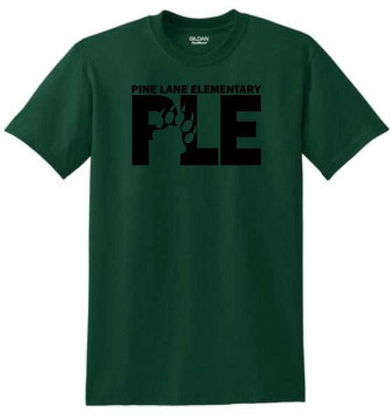 PLE Claw Design Basic Tee- Matte or Glitter