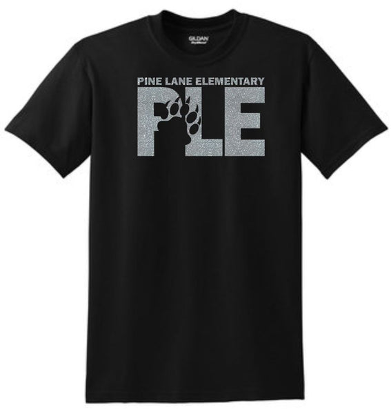 PLE Claw Design Basic Tee- Matte or Glitter