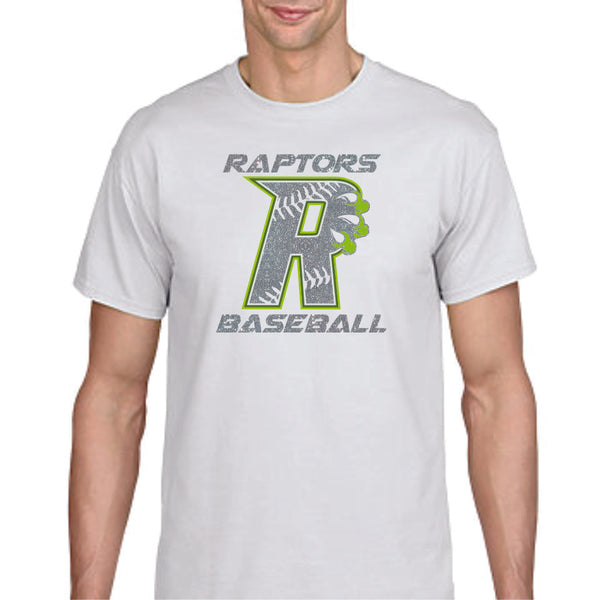 Raptors Claw Design Basic Tee- 4 Sports- Matte or Glitter