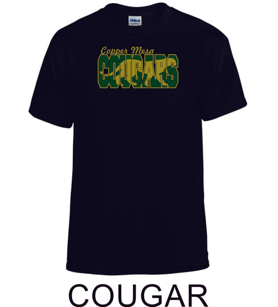 CME Cougar Design Basic Tee- Matte or Glitter