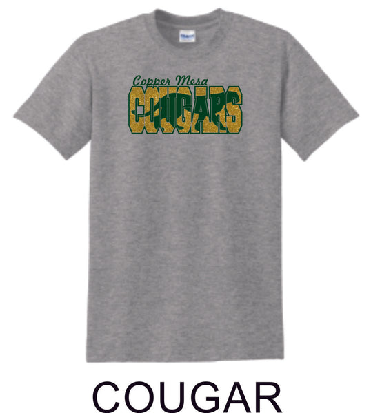 CME Cougar Design Basic Tee- Matte or Glitter
