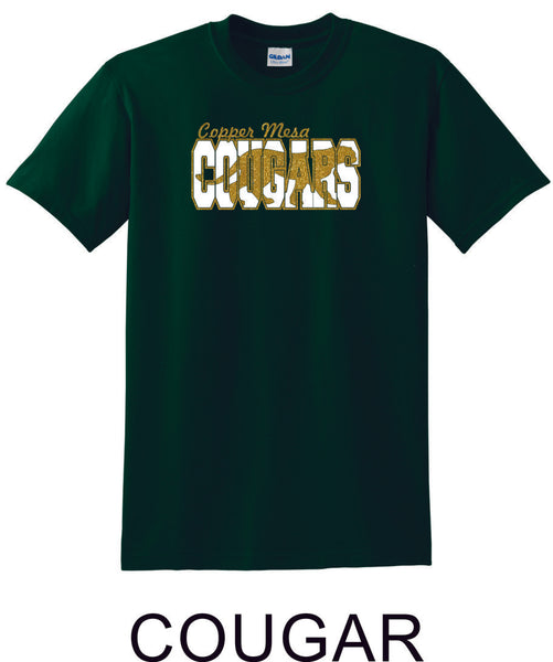 CME Cougar Design Basic Tee- Matte or Glitter