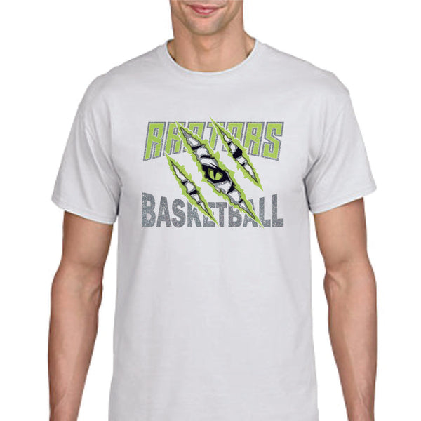 Raptors Eye Design Basic Tee- 4 Sports- Matte or Glitter