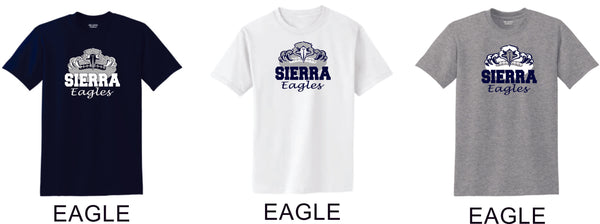 Sierra FOOTBALL Basic Tee- 4 Designs- Matte or Glitter