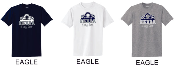 Sierra FOOTBALL Basic Tee- 4 Designs- Matte or Glitter