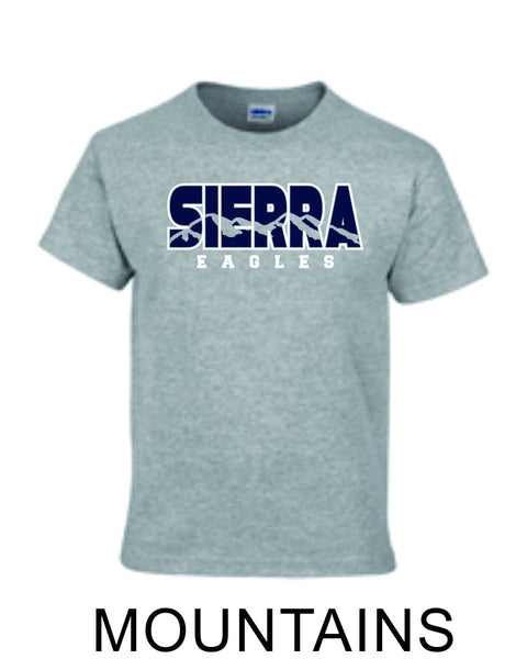 Sierra Basic Tee in 4 Designs- Matte or Glitter
