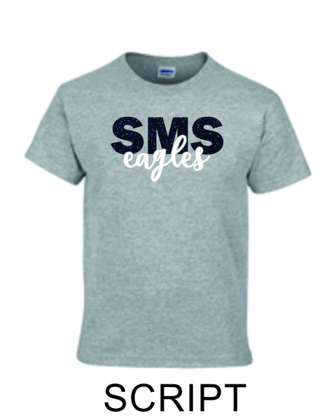 Sierra Basic Tee in 4 Designs- Matte or Glitter