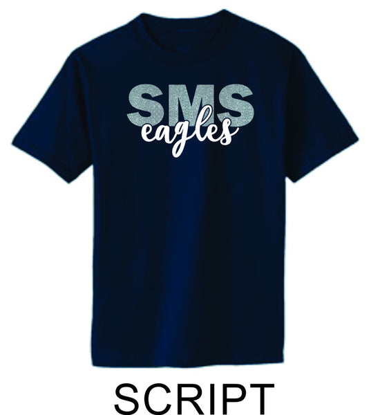 Sierra Basic Tee in 4 Designs- Matte or Glitter
