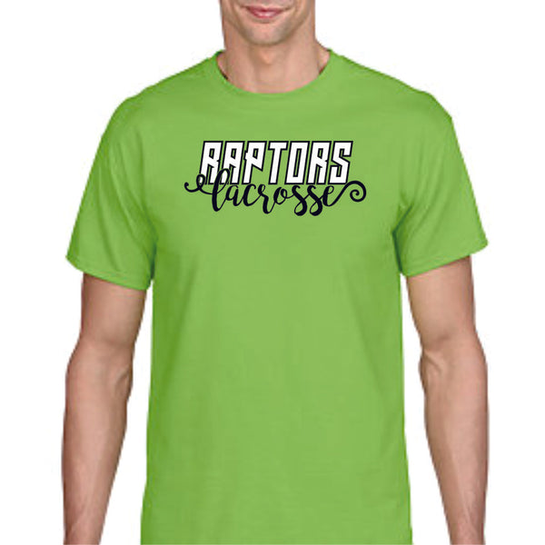 Raptors Script Design Basic Tee- 4 Sports- Matte or Glitter