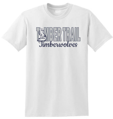 Timber Trail Basic TIMBERWOLF Design Tee- Matte or Glitter