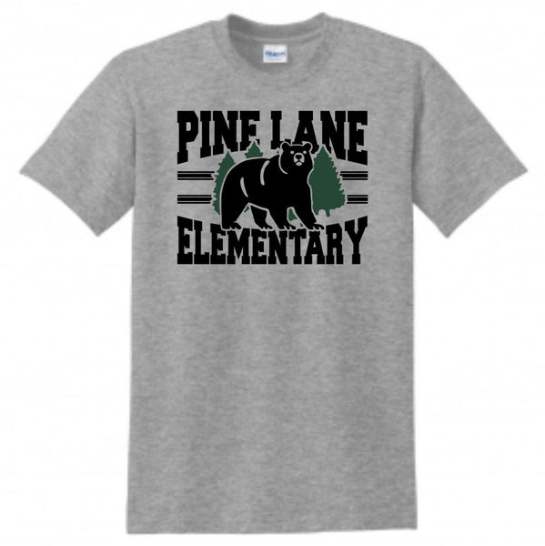 PLE Stripes Design Basic Tee- Matte or Glitter