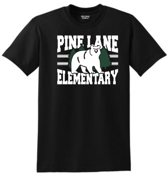 PLE Stripes Design Basic Tee- Matte or Glitter