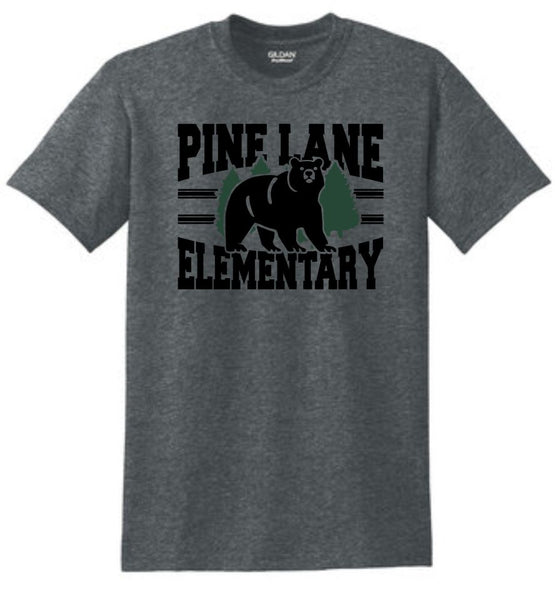 PLE Stripes Design Basic Tee- Matte or Glitter