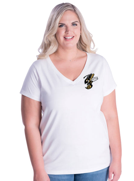 Sting Curvy Ladies Tee- 2 designs- Matte or Glitter
