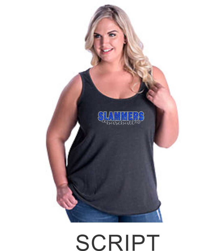 Slammers Curvy Ladies Basic Tank- Matte or Glitter