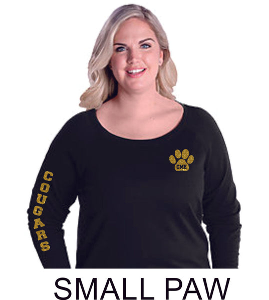 CME Curvy Ladies Slouchy Pullover in 2 Designs- Matte or Glitter