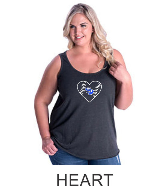 Slammers Curvy Ladies Basic Tank- Matte or Glitter