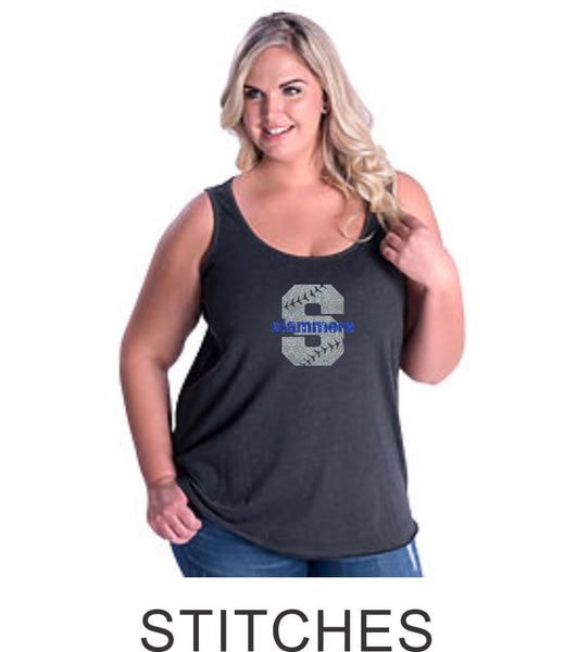 Slammers Curvy Ladies Basic Tank- Matte or Glitter