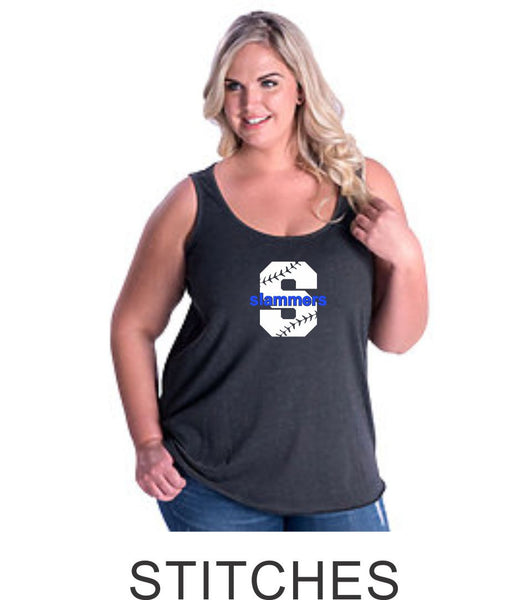 Slammers Curvy Ladies Basic Tank- Matte or Glitter