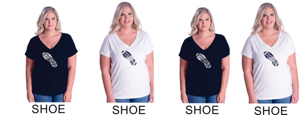 Sierra XCOUNTRY Curvy Ladies Tee- 4 designs- Matte or Glitter